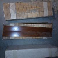 Parquet Merbau - Levigato e verniciato, noce