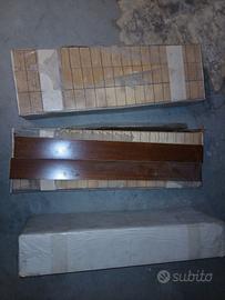 Parquet Merbau - Levigato e verniciato, noce