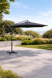 Ombrellone da giardino 3MT di diametro nuovo 