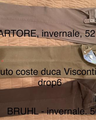 Pantaloni uomo,mod.classici, BRUHL, SARTORE, MEYER