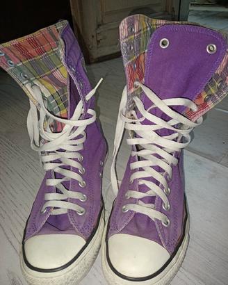 converse all star n 38,5 viola stivaletto