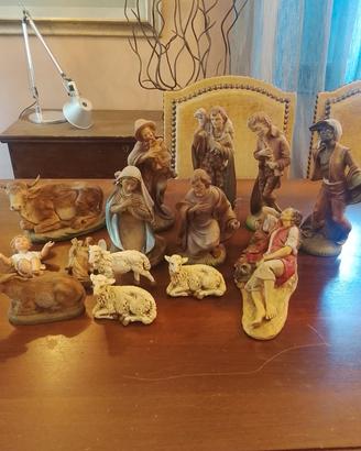 statuette presepe vintage made in italy