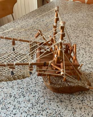 Modellino di Trabucco in legno