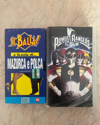2 VHS Power Rangers Film (1995) Mazurca e Polca
