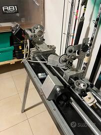 Tornio per costruzione canne da pesca