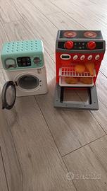 gioco per bimbi lavatrice e fornello