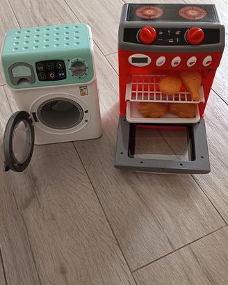 gioco per bimbi lavatrice e fornello