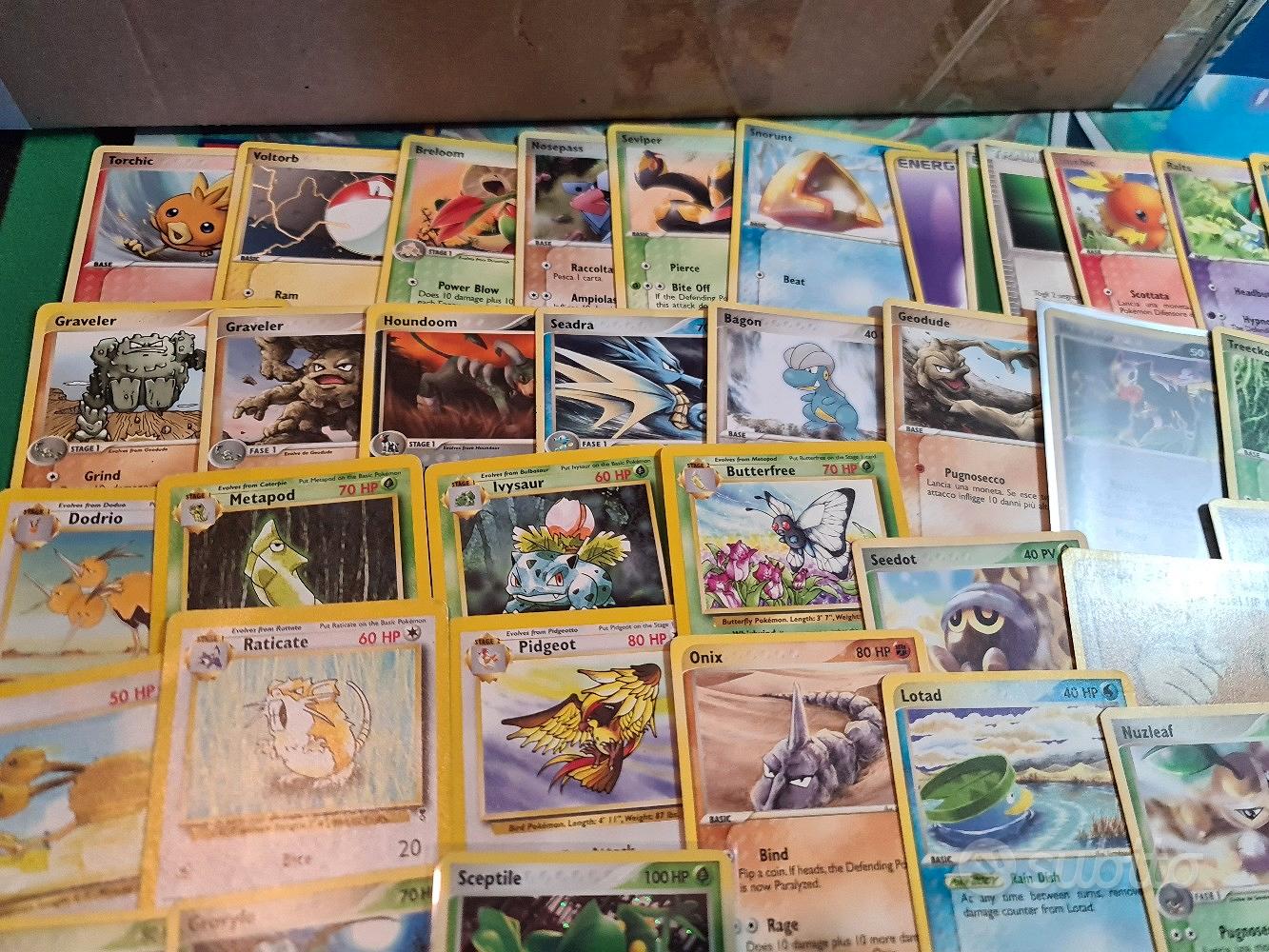 150 carte Pokemon originali italiane - Collezionismo In vendita a Treviso