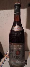 Bottiglia vino Barolo 1977