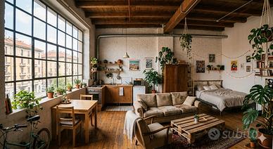 Ampio loft in zona acilia / stazione treno