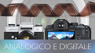 Set fotografiche analogiche e digitali