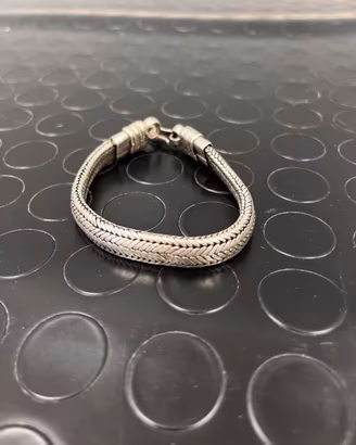 Bracciale snake argento