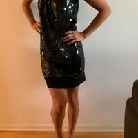 Vestito nero Paiettes 