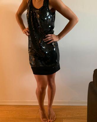 Vestito nero Paiettes 