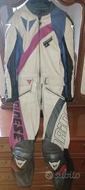 tuta dainese 2 pezzi taglia 52