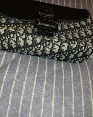 Borsa a tracolla "Dior" mini Saddle con pattina