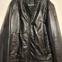 Giacca pelle nera
