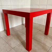 Tavolino LACK IKEA ROSSO