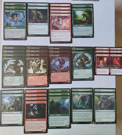 Deck Werewolf Pauper Tribal Stompy Gruul Magic MTG