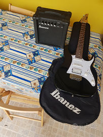 Chitarra Elettrica Ibanez+Amplificatore Ibanez