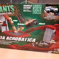 pista macchine con jeep con scatola