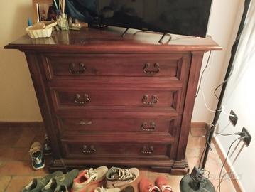 canterano antico in ciliegio 