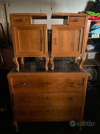 Trittico in legno e segrete