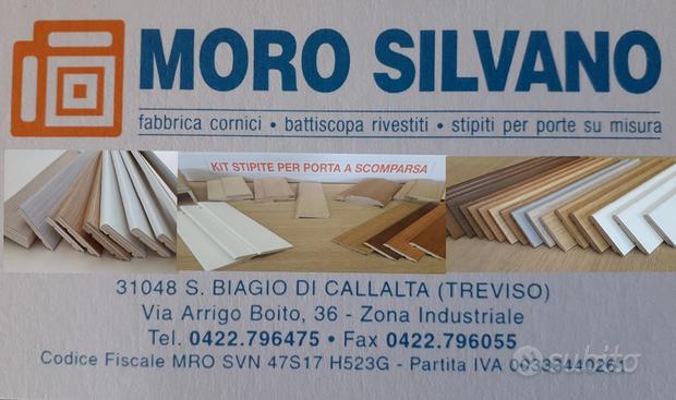 Battiscopa laccato Bianco