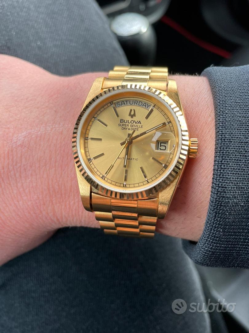 Bulova super seville discount oro