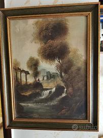 Dipinto in olio su tela a firma Ravel (1915)