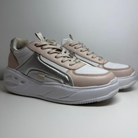 Buffalo Flat Smpl – Bianche, Rosa & Argento (41)