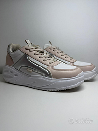 Buffalo Flat Smpl – Bianche, Rosa & Argento (41)