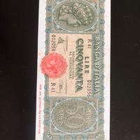 Lire 50 'Italia Turrita 1944