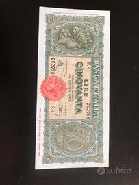 Lire 50 'Italia Turrita 1944