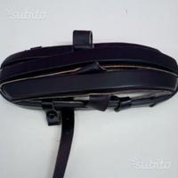 Caschetto Ciclismo Vintage Pelle Nera Originale