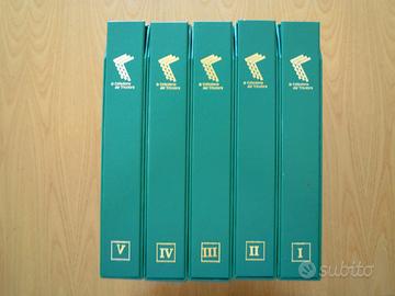 n° 5 volumi Collezione Tricolore Bolaffi 1945-2002