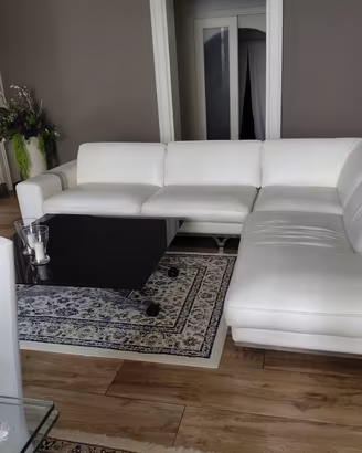 Divano in pelle , 7 posti, Roche Bobois