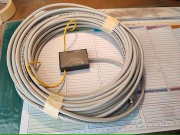Splitter antenna AMB/Mylaps con cavo coassiale 10m