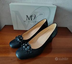 Scarpe décolleté blu scuro 39 Madame Vera
