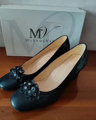 Scarpe décolleté blu scuro 39 Madame Vera