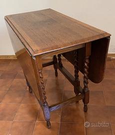 Tavolo da gioco pieghevole stile IXX secolo