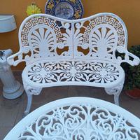 Divanetto panca da giardino