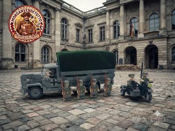 Set lego compatibile tema WW2 esercito tedesco 