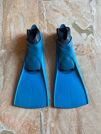 Pinne da Nuoto Nabaiji decathlon Blu Taglia 36/37