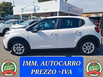 Citroen C3 BlueHDi 100 Van *2 POSTI*TAGLIANDI*UNIP