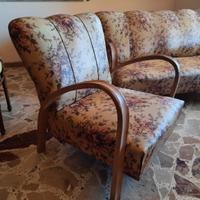Divano e poltrone Art decò anni '50