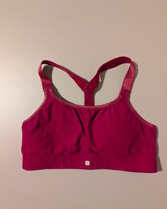 Top sportivo Decathlon donna colore Rosa XXS