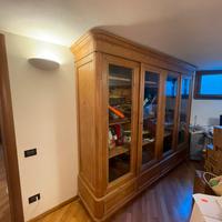 Libreria vetrina antiquariato primi 900 piemontese