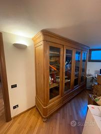 Libreria vetrina antiquariato primi 900 piemontese