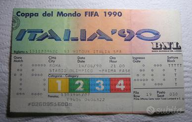 Biglietto Originale Italia 90 ITALIA STATI UNITI